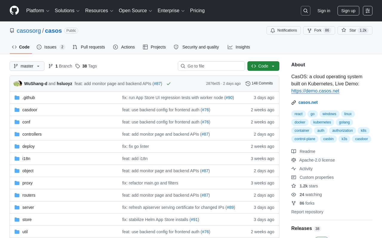 CasOS：自带控制面的容器云平台——不用先搭一个 Kubernetes 集群