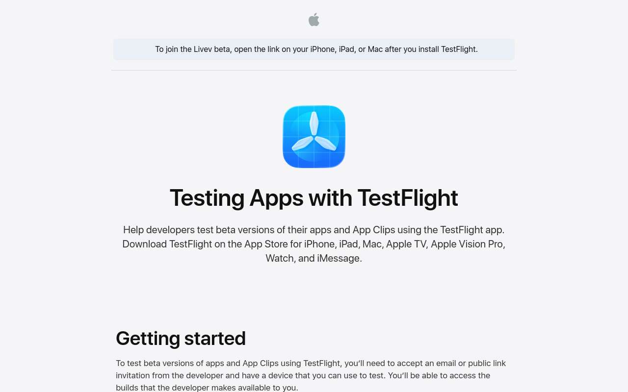 Livev - 本地媒体归档与播放工具， TestFlight 公开测试