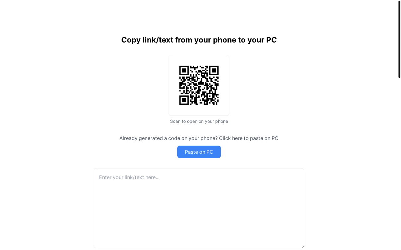 受够了每次都要在电脑上登录社交软件，才能完成手机/电脑之间的链接发送