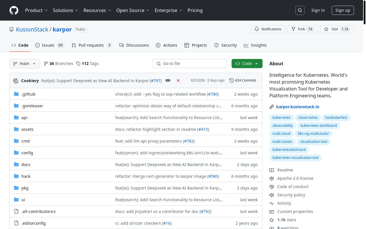Karpor - K8s 的 AI 助手,开源给大家玩