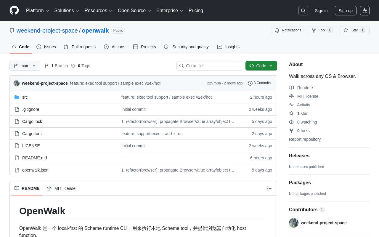 一个自动化工具,操作浏览器,常用功能支持 hub, LLM 友好