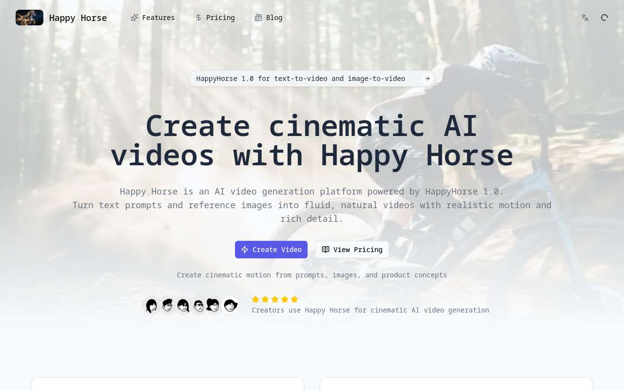 一个关于「快乐马」的小站: happyhorse.space