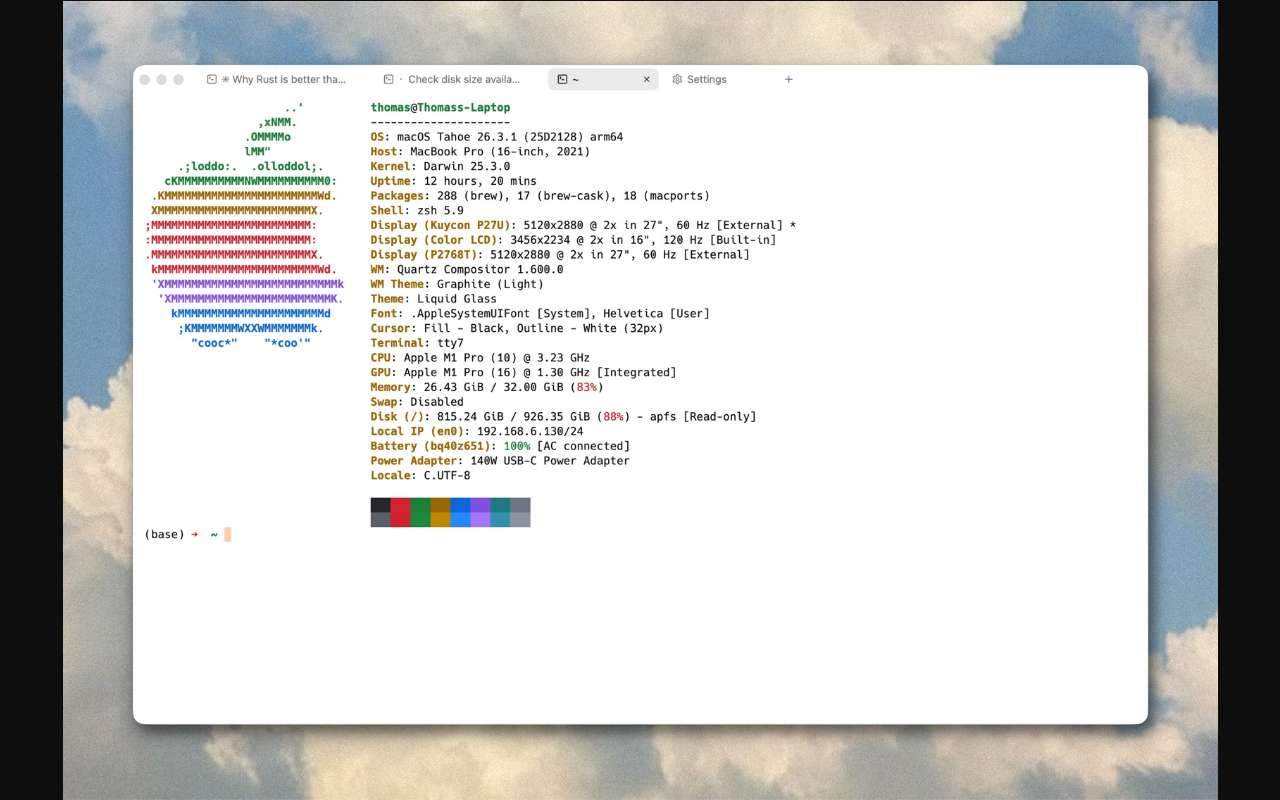tty7 —— 用 Rust + gpui 写的终端
